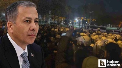 Bakan Yerlikaya açıkladı: Eylemlerde 1418 şüpheli gözaltına alındı