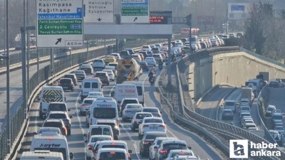 İstanbul'da iftar saatiyle trafik yoğunluğu yüzde 81'e çıktı