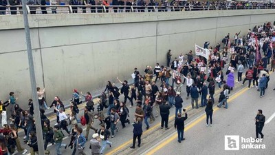 AKM'den Tandoğan'a 1 Mayıs yürüyüşü gerçekleşti