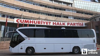 Ankara'da CHP'nin parti otobüsünün şoförüne ev hapsi cezası verildi