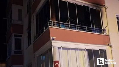 Beypazarı’nda apartman dairesi alev aldı