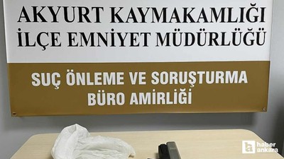 Akyurt'ta yasaklı madde operasyonunda yakalanan 2 kişi tutuklandı