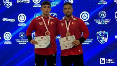 ASKİ Spor'un genç güreşçisi bronz madalya kazandı