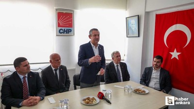 Özgür Özel Konya dönüşü Şereflikoçhisar'ı ziyaret etti