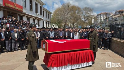 Haymana bugün şehidini son yolculuğuna uğurladı