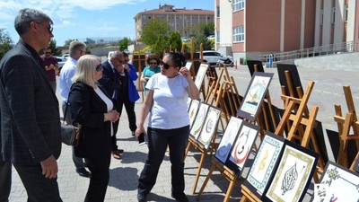 Beypazarı'nda fen lisesi öğrencilerinden Bilişim Sergisi