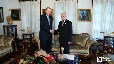 Cumhurbaşkanı Erdoğan ile Devlet Bahçeli görüşmesi yapıldı