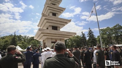 Binlerce kilometre uzaktaki şehitler Ankara'nın ortasında böyle anılıyor