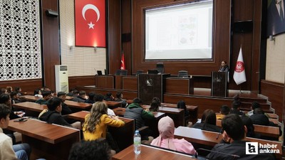 Keçiören Belediyesi stajyer öğrencileri sağlıklı beslenme konusunda bilgilendirdi