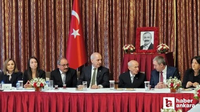 Sırrı Süreyya Önder için düzenlenen anma programına Bahçeli'de katıldı