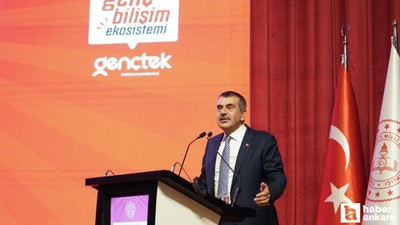 Bakan Tekin, Ankara'da düzenlenen GençTek Zirvesi'nde konuştu