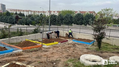 Etimesgut Belediyesi öğrencilere doğa sevgisini okullarında aşılıyor