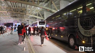 Gençlerbirliği'ne Esenboğa Havalimanı'nda coşkulu karşılama