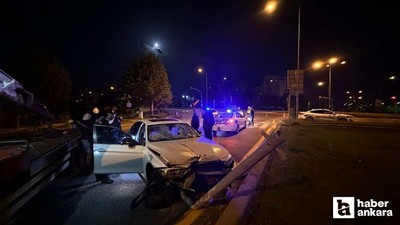 Etimesgut'ta trafik kazasında motosikletli kurye hayatını kaybetti
