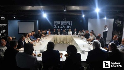 Ankara Kent Konseyi, esnaf temsilcileriyle toplantı düzenledi