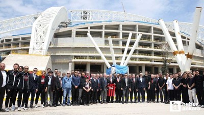 Gençlerbirliği heyeti 19 Mayıs Stadyumu'nda çalışmaları inceledi