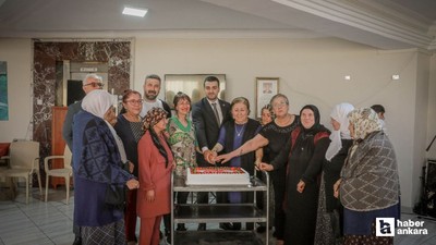 Keçiören Belediyesi huzurevinde Anneler Günü kutlaması yapıldı