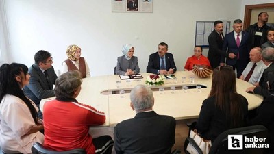 Bakanlar Tekin ve Göktaş'tan Yenimahalle'de okul ziyareti