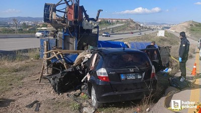 Etimesgut'ta gerçekleşen trafik kazasında anne ile oğlu hayatını kaybetti