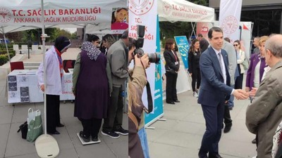 Ankara'da vücut kitle indeksi ölçümü uygulaması başladı!