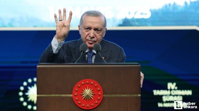 Cumhurbaşkanı Erdoğan, Beştepe'de düzenlenen 4. Tarım Orman Şurası kapanış programına katıldı