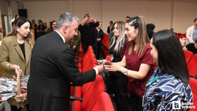Başkan Çetin, Pursaklar Devlet Hastanesi'nde düzenlenen programa katıldı