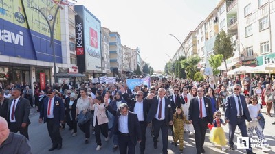 Sincan'da ailenin önemine dikkat çekmek için yürüyüş düzenlendi