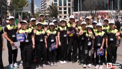 ABB Çocuk Meclisi üyeleri, Kızılay'da trafiği denetledi