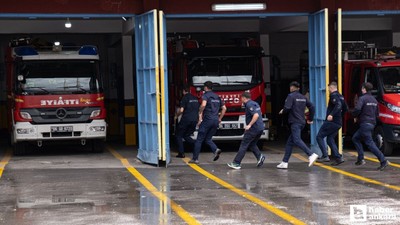 ABB itfaiyesi yılın ilk 4 ayında 3 binden fazla yangına müdahale etti