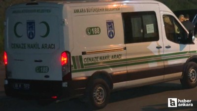 Çankaya'da 1 kişi dere yatağında ölü bulundu
