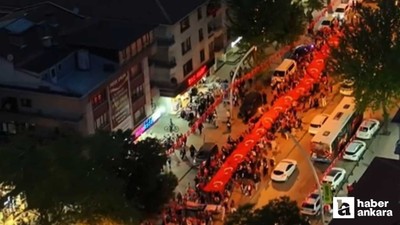 Keçiören Belediyesinin 19 Mayıs fener alayı Keçiörenlileri buluşturdu