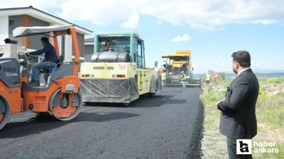 Kahramankazan Belediyesi'nin rekor asfalt seferberliği sürüyor!