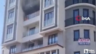 Altındağ'da bir apartman dairesinde çıkan yangın büyümeden söndürüldü