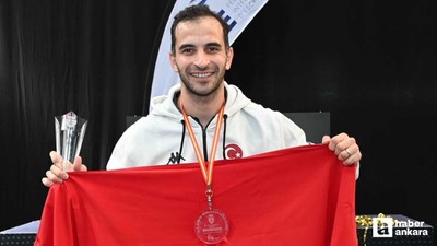 ABB EGO Spor'dan Enver Yıldırım gümüş madalya kazandı