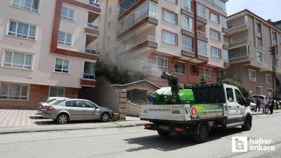 Keçiören Belediyesi ilçe genelinde ilaçlama mücadelesi başlattı