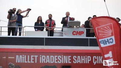 Mansur Yavaş Kızılay'da Millet İradesine Sahip Çıkıyor mitinginde konuştu