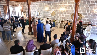 Altındağ Belediyesi nikah salonları yoğunluğa sahne oldu