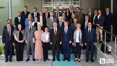 Başkan Mansur Yavaş AB ülkelerinin büyükelçilerini ağırladı