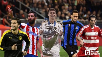 UEFA Şampiyonlar Ligi finalinde kaç Türk futbolcu sahne aldı?