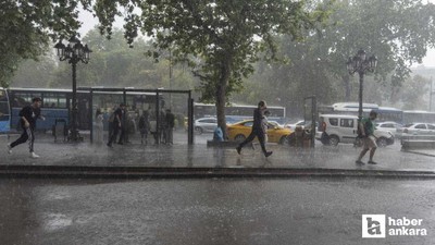 Ankara'da etkili sağanak yağış su baskınlarına neden oldu