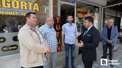 Kahramankazan Belediye Başkanı Çırpanoğlu esnafları ziyaret etti