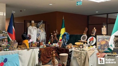 Afrika kültürü Ankara'da Millet Kütüphanesi'nde ziyarete açıldı