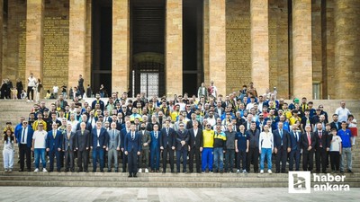 Ankaragücü yönetimi taraftarlarla Anıtkabir'e çıkarma yaptı