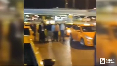 Yenimahalle'de taksiciler arasında bıçaklı kavgada 1 taksici ağır yaralandı