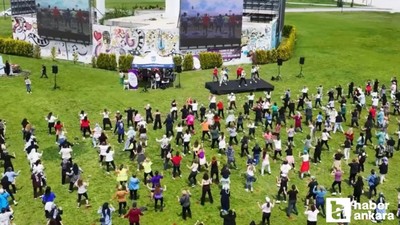 Başkentli kadınlar ABB etkinliğinde 'dünya rekoru' için bir araya geldi