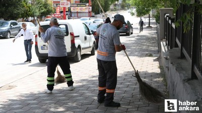 Etimesgut Belediyesi merkez mahallelerde temizlik seferberliği başlattı
