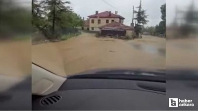 Mamak, Sincan ve Çubuk'ta dolu yağışı hayatı olumsuz etkiledi
