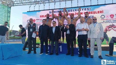 Altın kemer Ankara ASKİ Spor'dan Feyzullah Aktürk’ün oldu