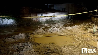 Kırşehir'de sel afeti: 1 ev çöktü, 3 ev boşaltıldı