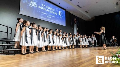 Ankara'da düzenlenen Türkiye Korolar Şenliği kulakların pasını sildi